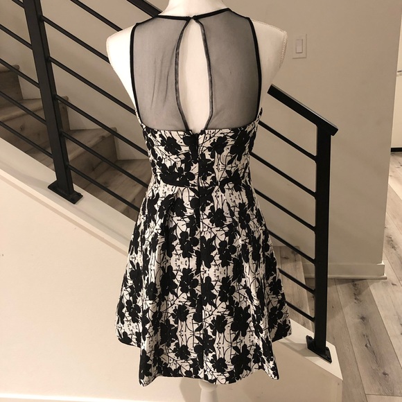 BCBG Generation Women's Mix-Media Cocktail Dress - Picture 3 of 5